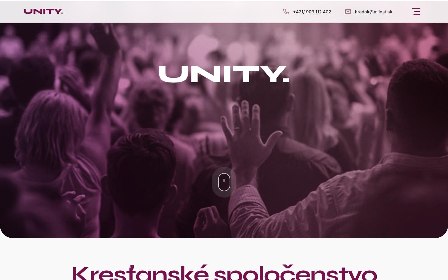 Náhľad webu hradok.milost.sk