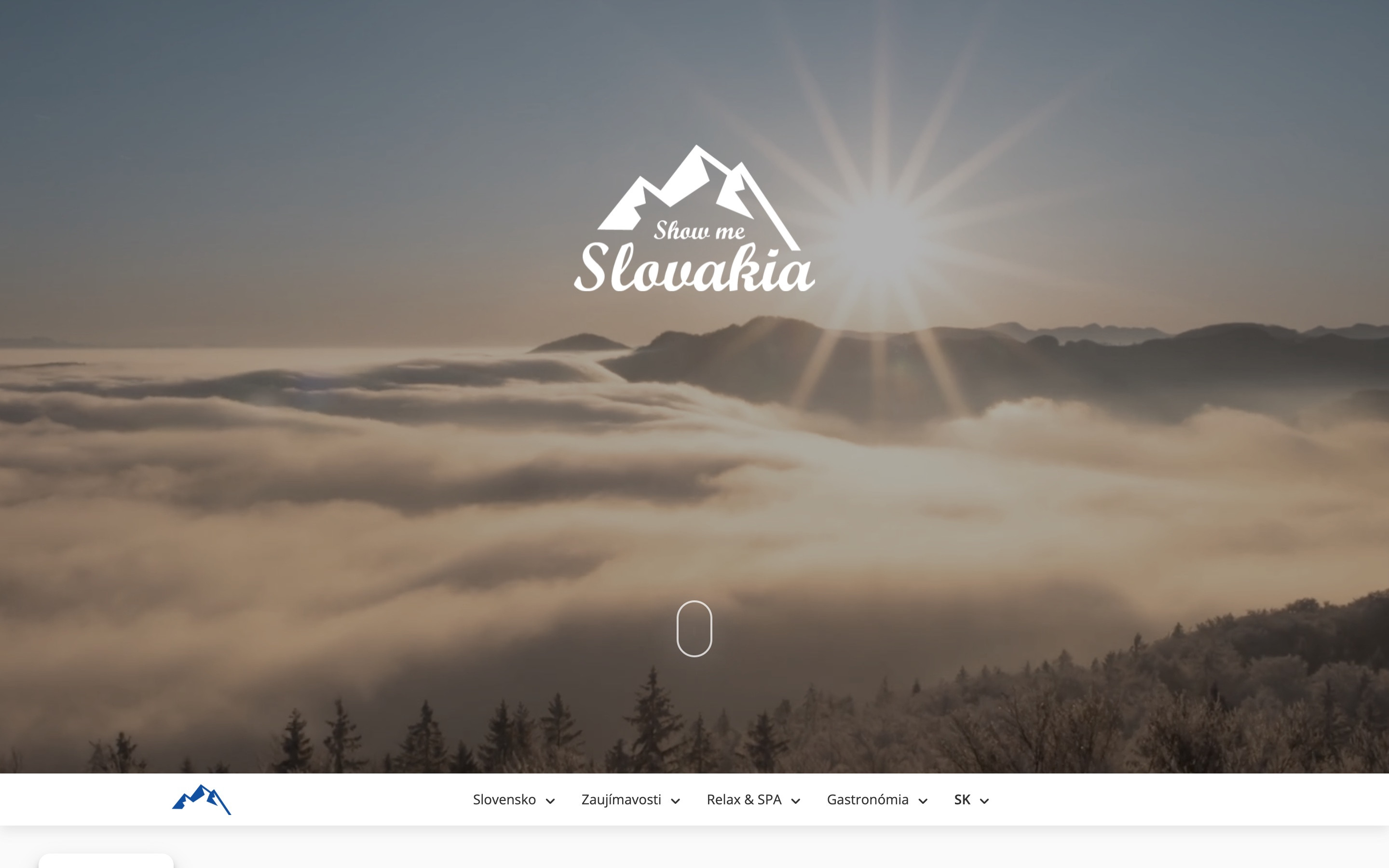 Náhľad webu showmeslovakia.sk
